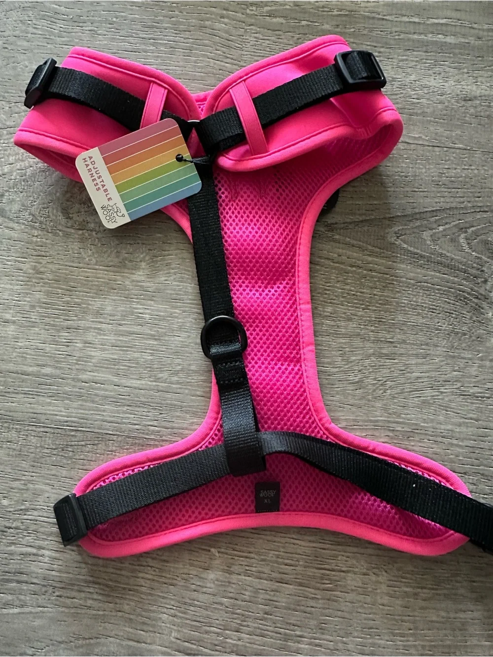 Sassy Woof Pink No-Pull Dog Harness size XL